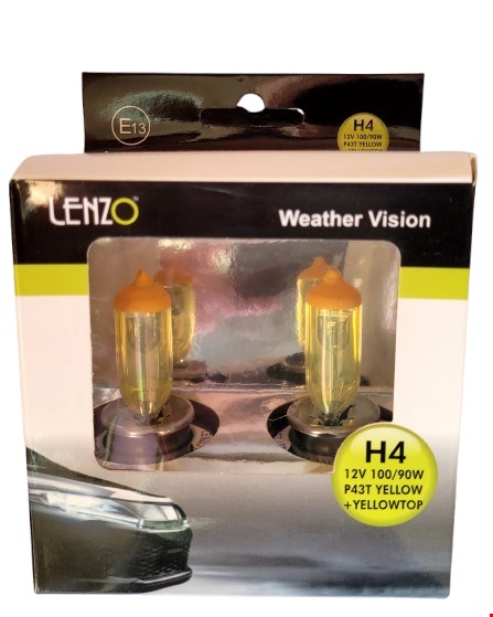 لامپ هالوژن سه خار H4 دوتایی