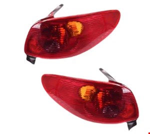 چراغ خطر عقب پژو مدل 2 Mod مناسب برای پژو 206 بسته دو عددی