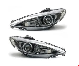 چراغ جلو مدرن مدل 03 مناسب برای پژو 207 بسته 2 عددی